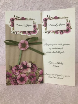 Orkide Davetiye 4016