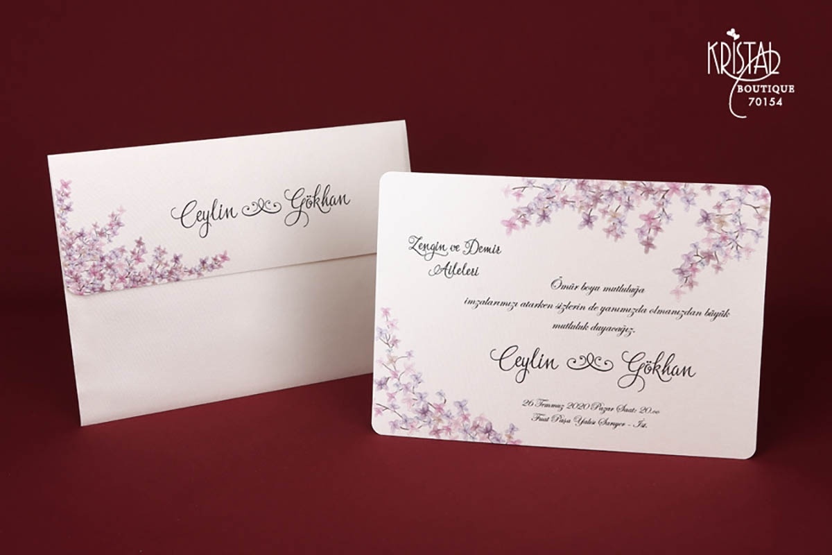 Kristal Davetiye 70154