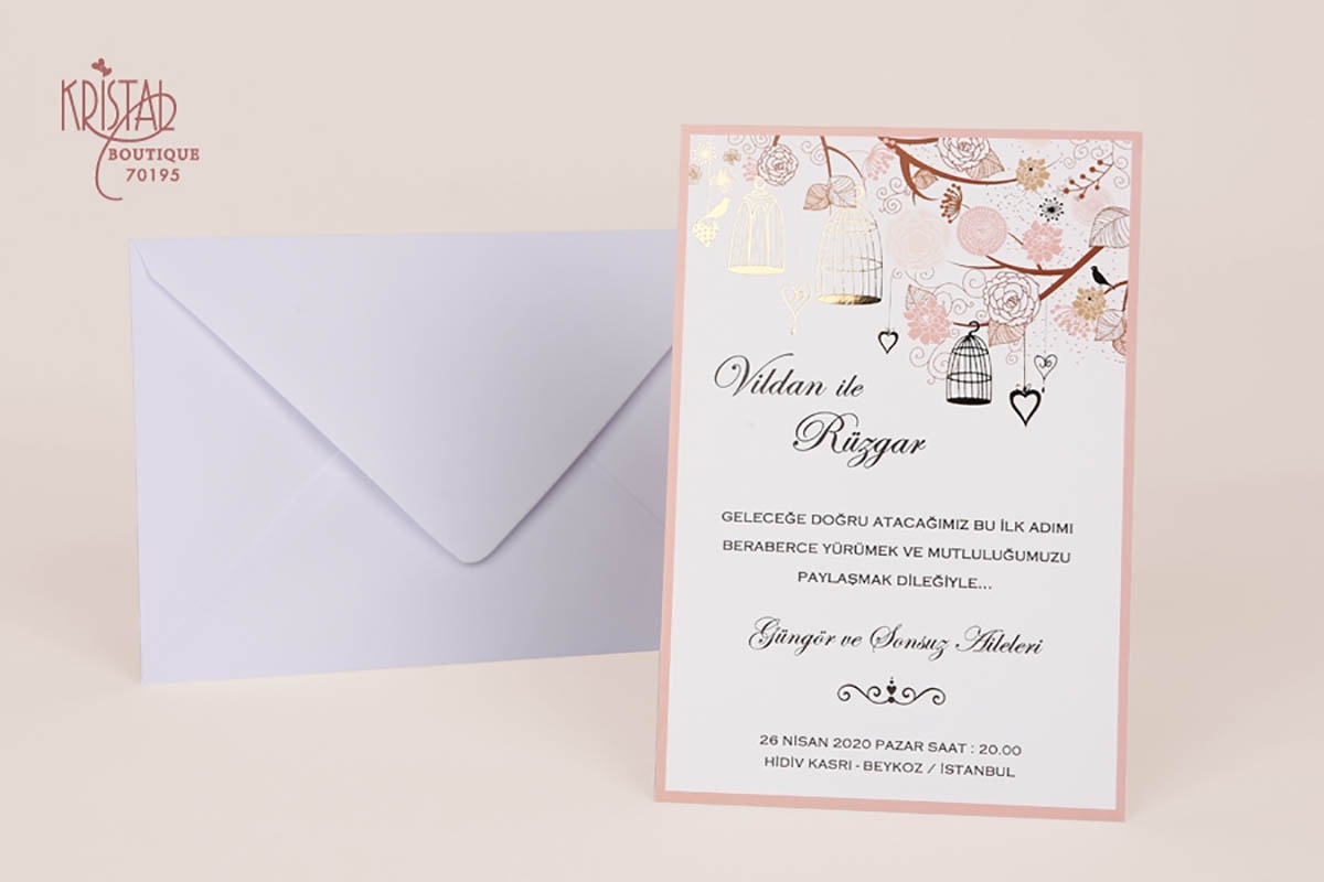 Kristal Davetiye 70195