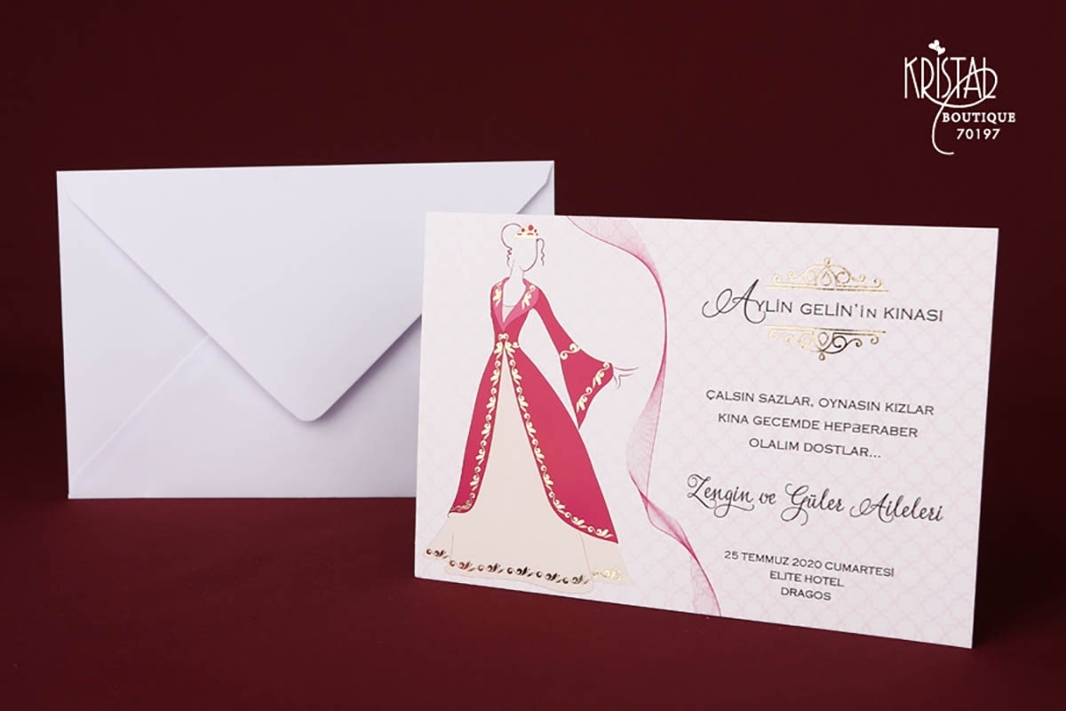 Kristal Davetiye 70197