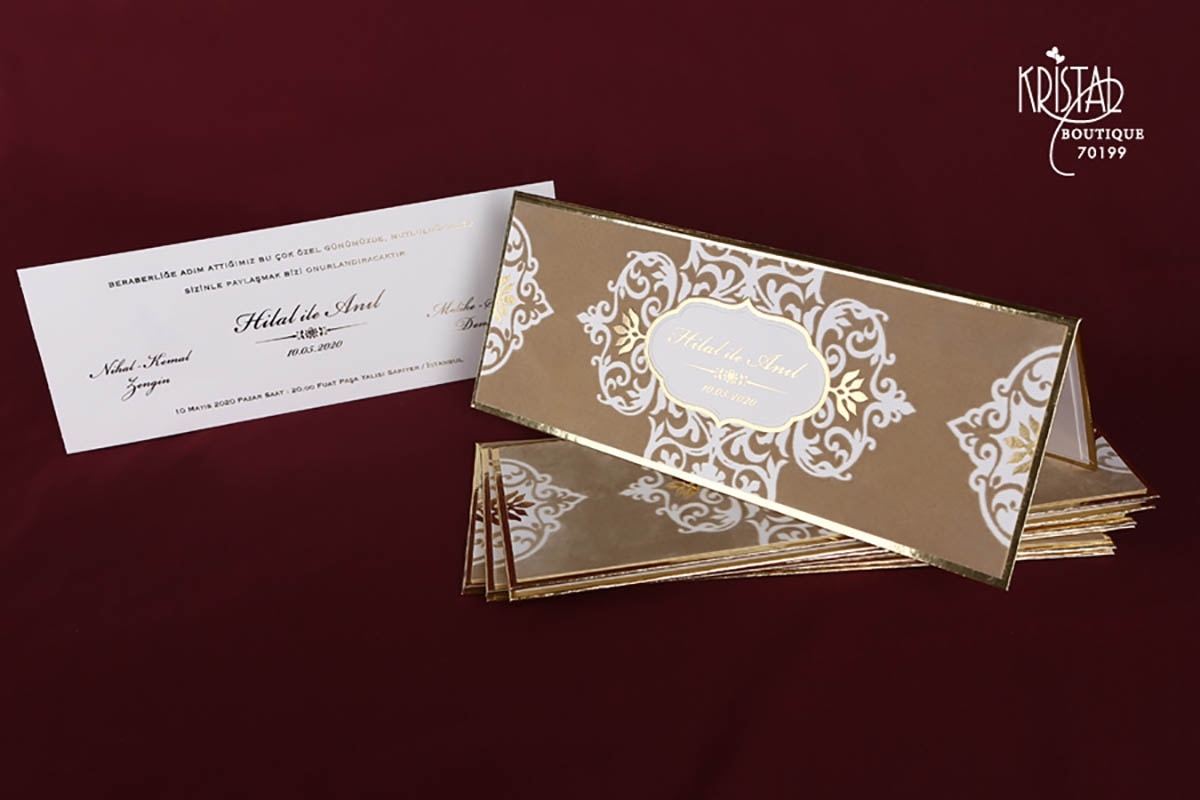 Kristal Davetiye 70199