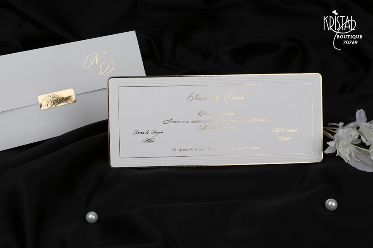 Kristal Davetiye 70769