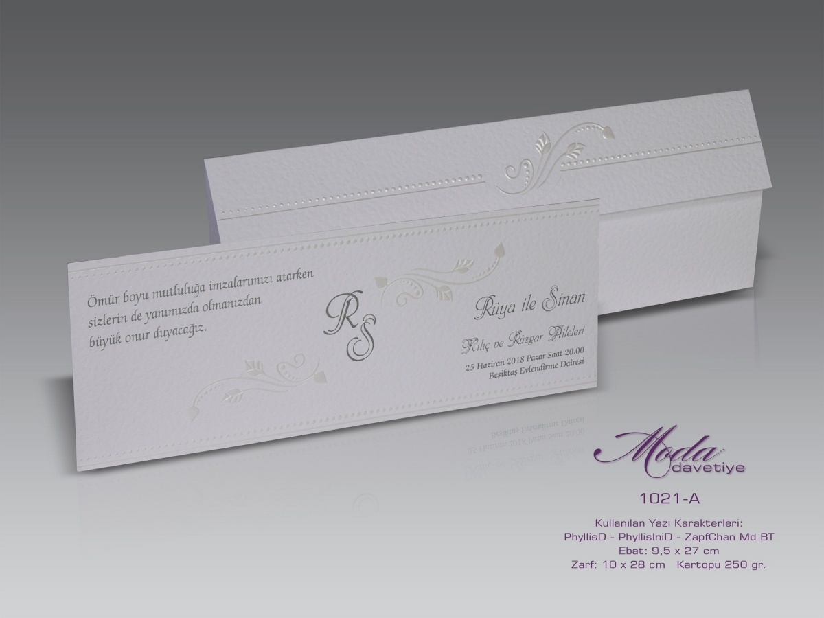 Moda Davetiye 1021A