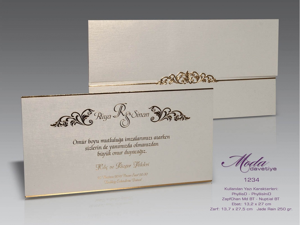 Moda Davetiye 1234