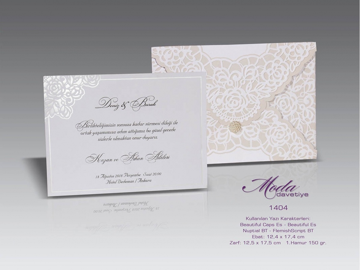 Moda Davetiye 1404