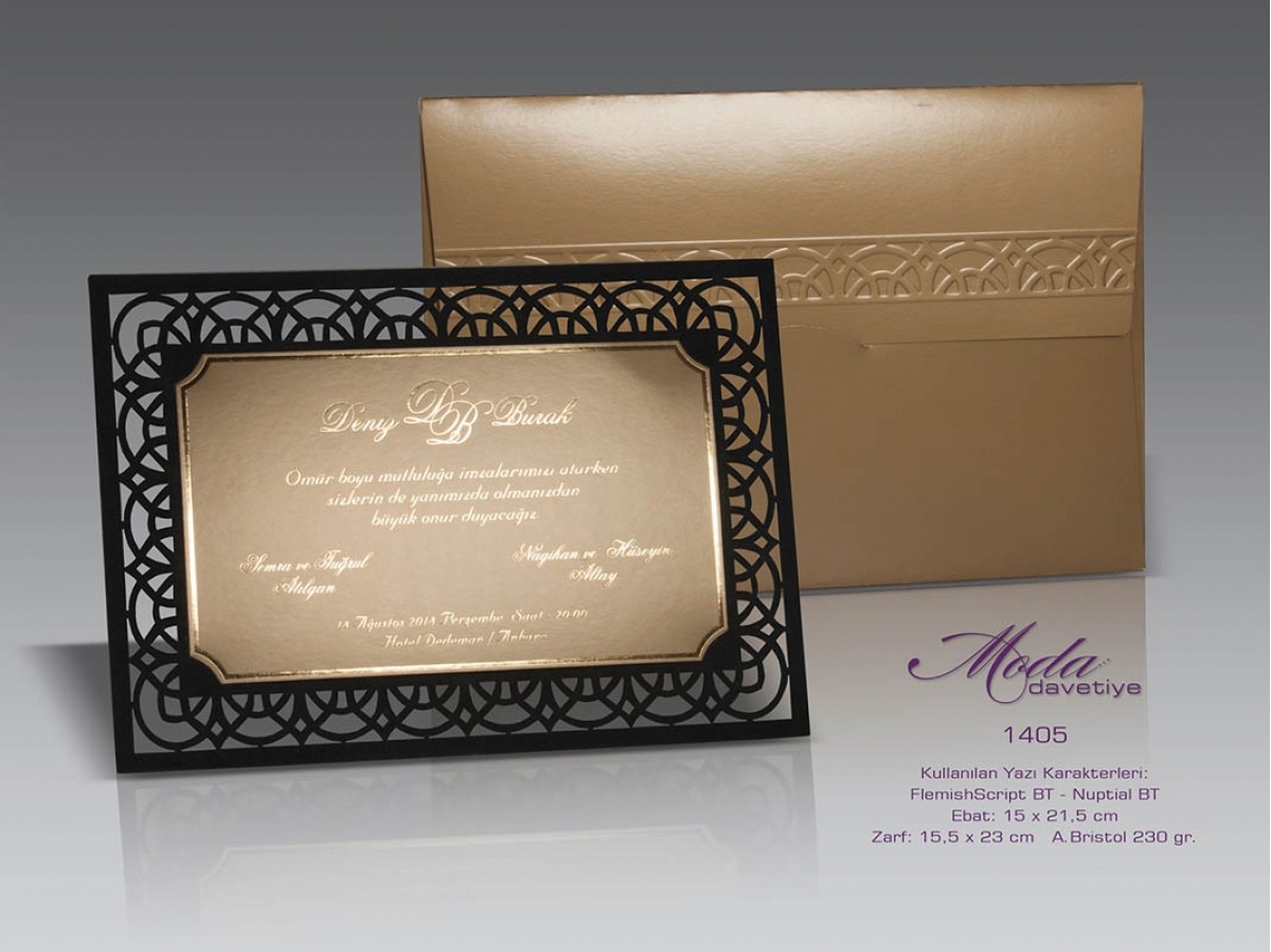 Moda Davetiye 1405