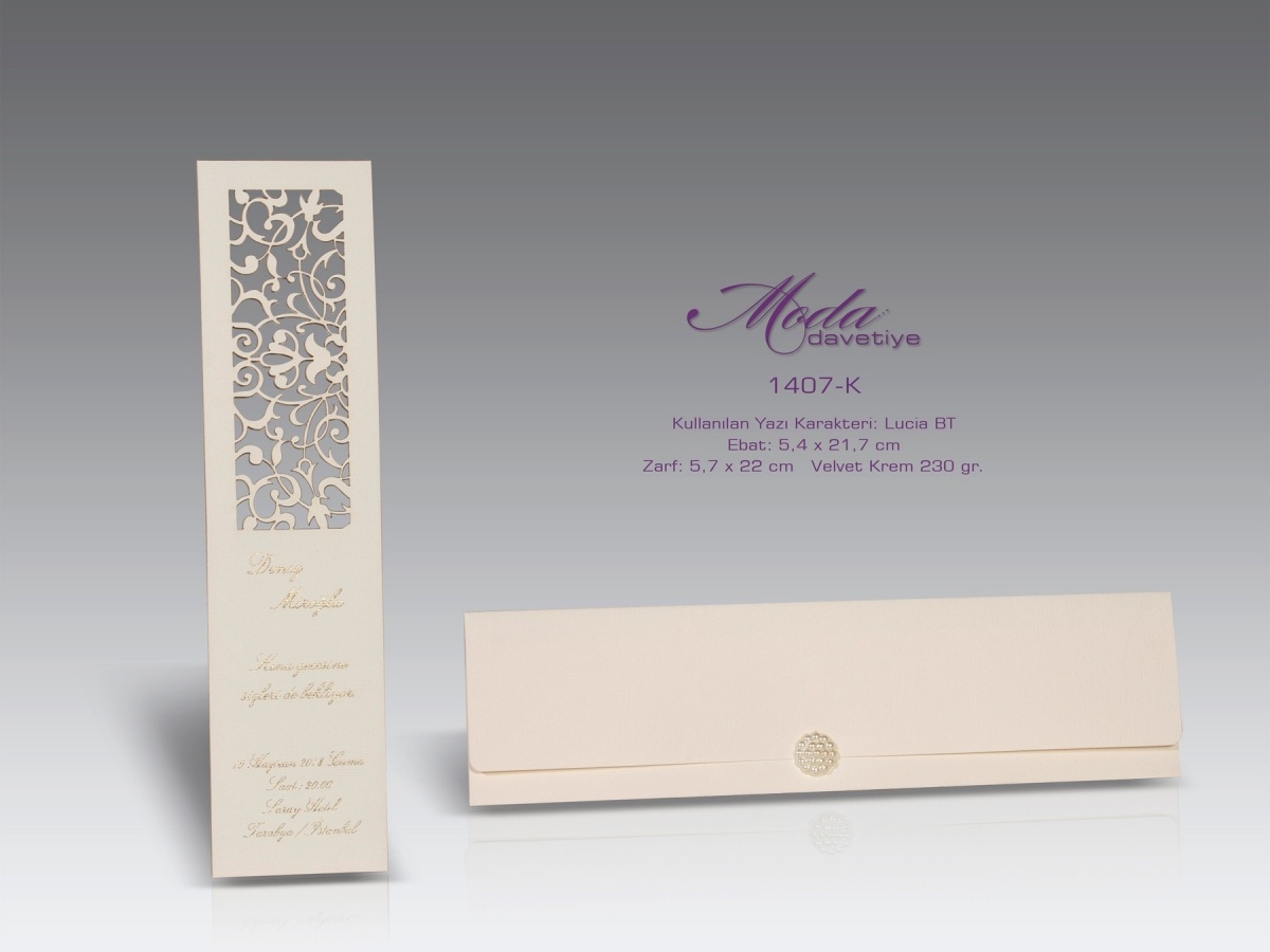 Moda Davetiye 1407K