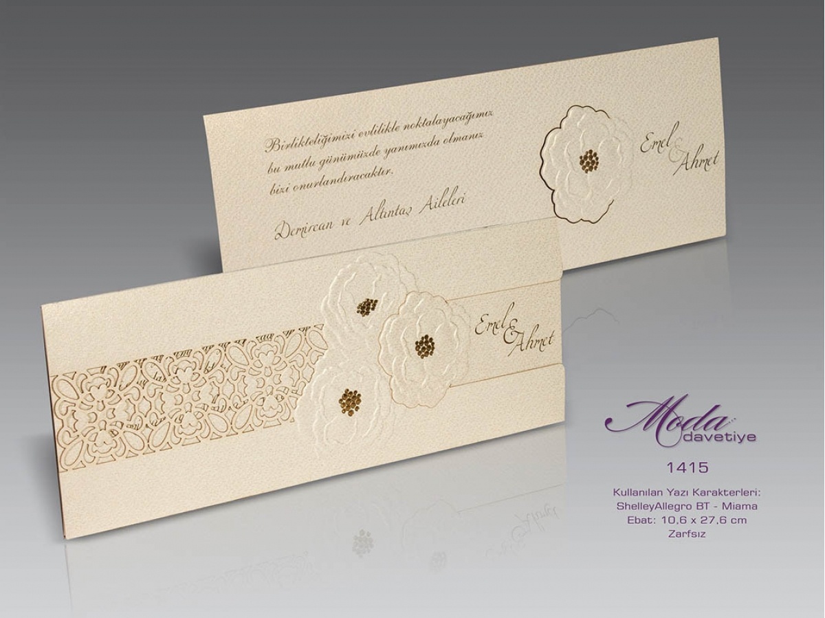 Moda Davetiye 1415