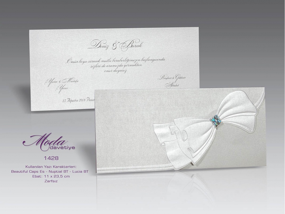 Moda Davetiye 1428