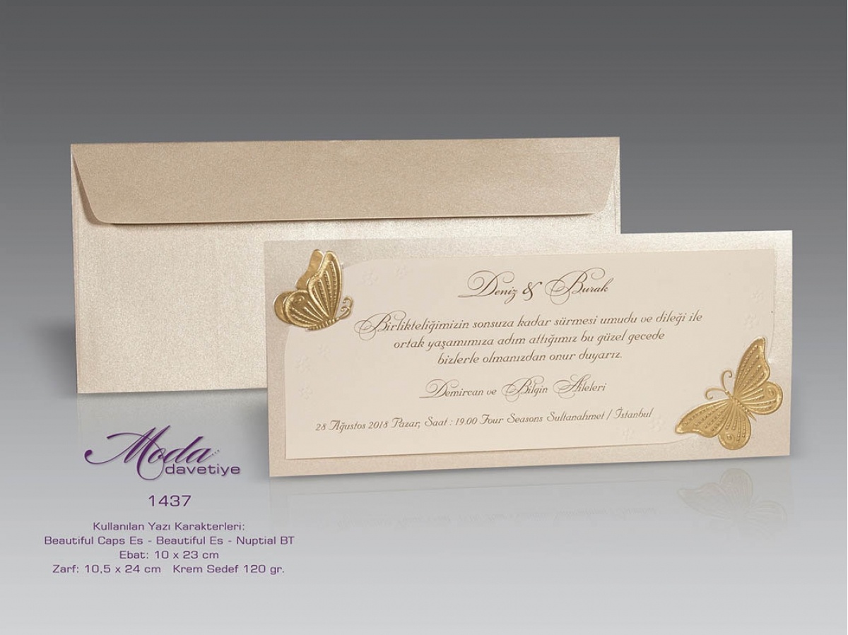 Moda Davetiye 1437