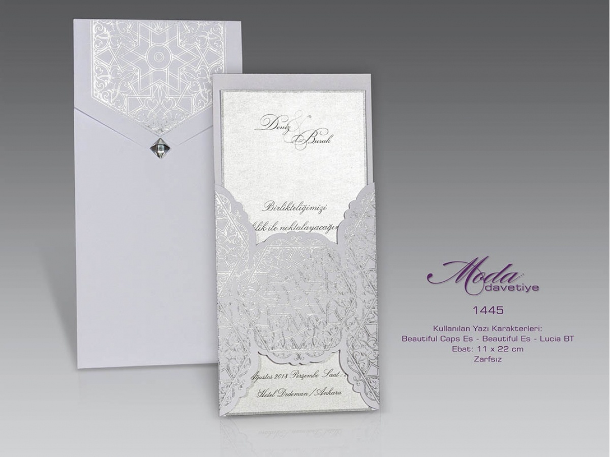 Moda Davetiye 1445