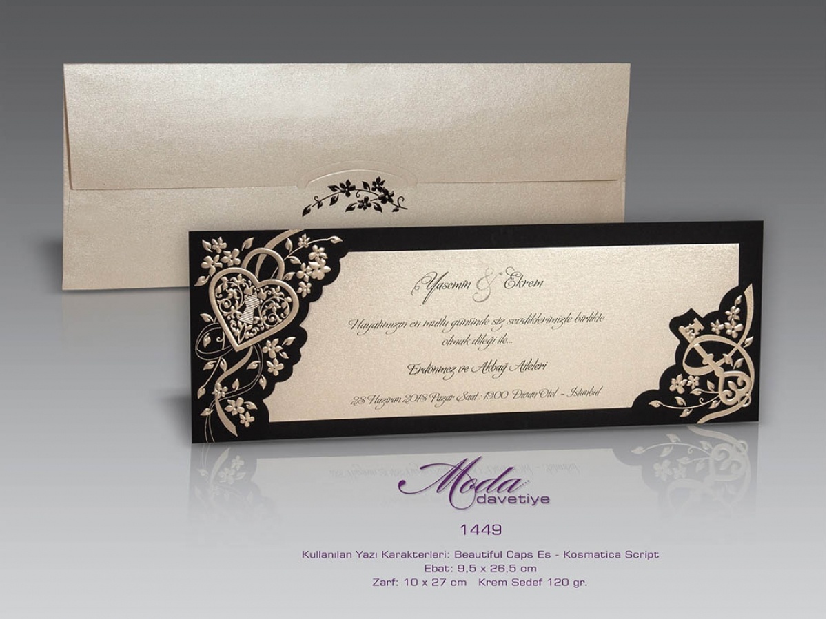 Moda Davetiye 1449
