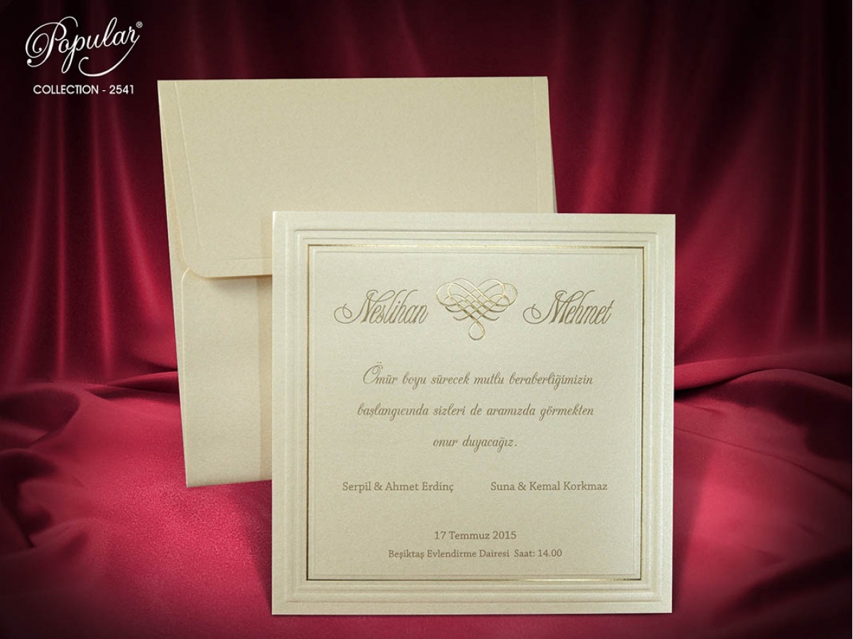 Popular Davetiye 2541