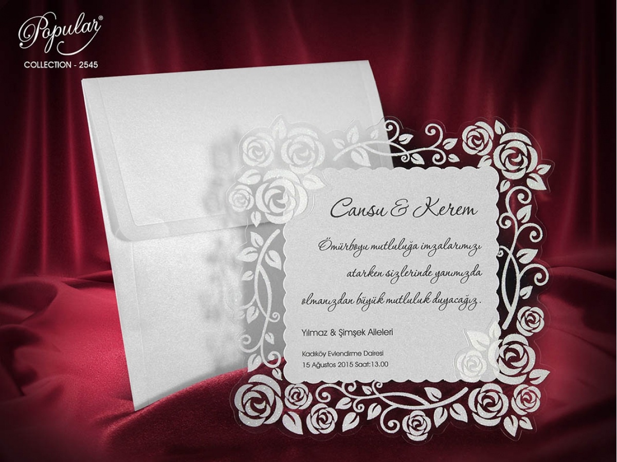 Popular Davetiye 2545