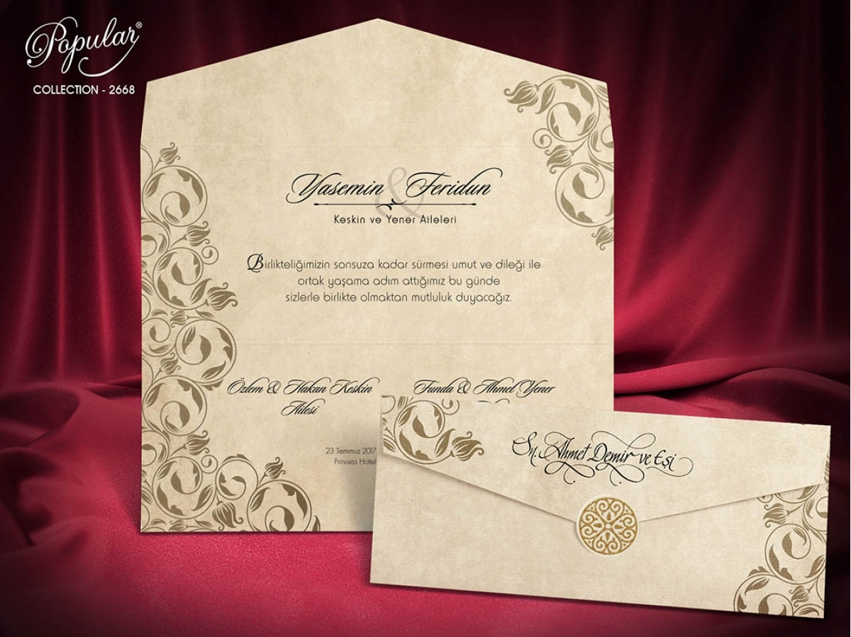 Popular Davetiye 2668