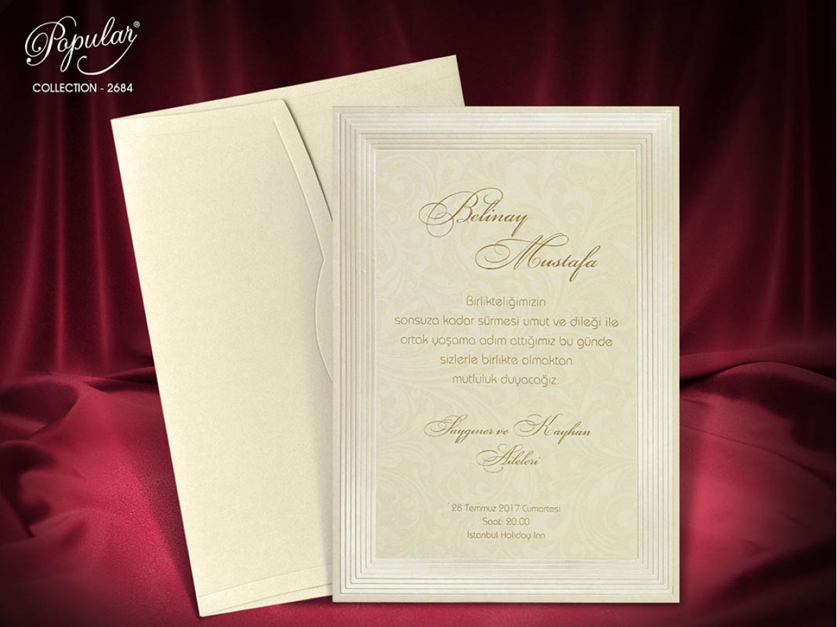 Popular Davetiye 2684