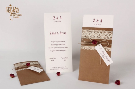 Kristal Davetiye 70135