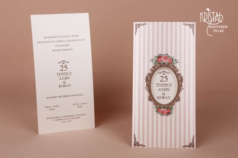 Kristal Davetiye 70143