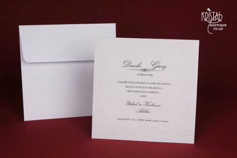 Kristal Davetiye 70169