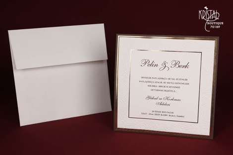 Kristal Davetiye 70189