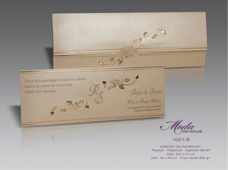 Moda Davetiye 1021B