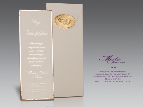 Moda Davetiye 1402