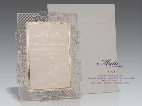 Moda Davetiye 1403