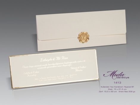 Moda Davetiye 1413