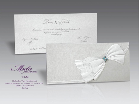 Moda Davetiye 1428