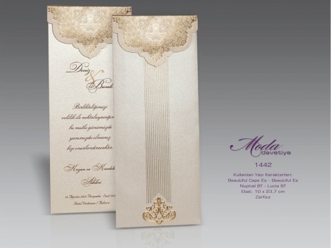 Moda Davetiye 1442