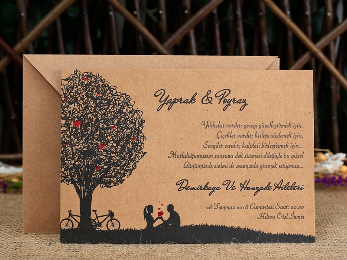 Wedding Davetiye 8237